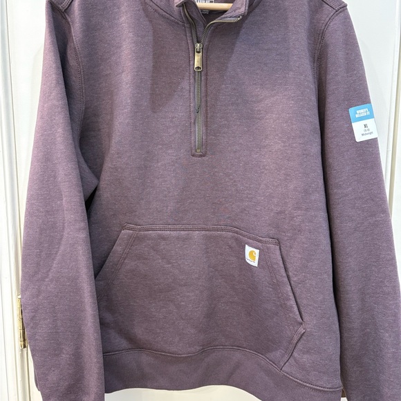 NWT Carhartt Women’s 1/4 zip, XL 💜 - Picture 7 of 8